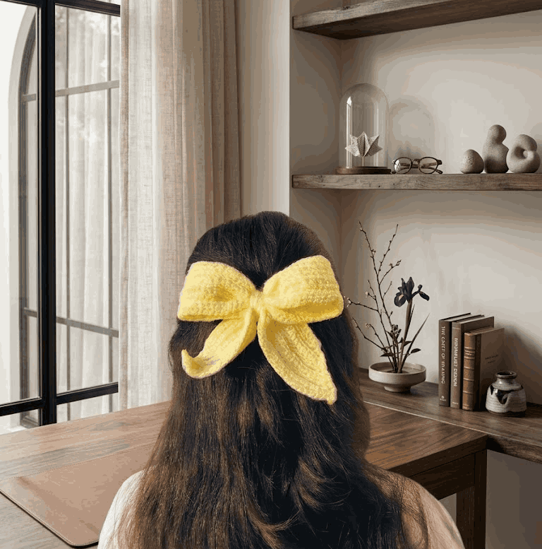 Crochet Hair Bow
