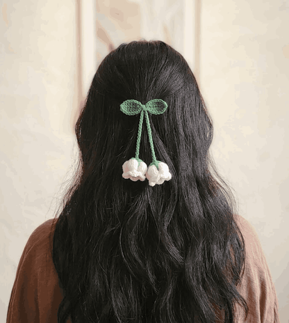 Lily of the Valley Charm Tie