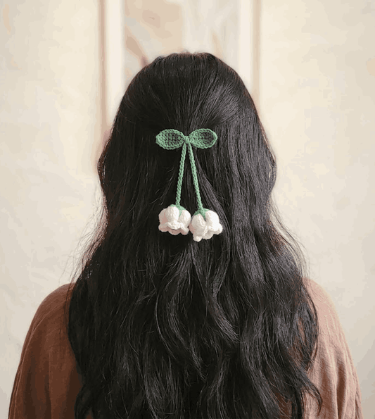 Lily of the Valley Charm Tie