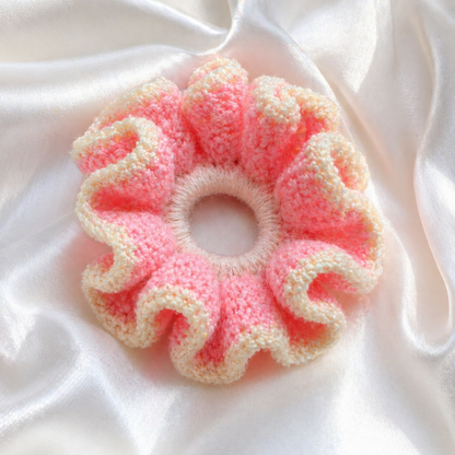 Soft Knot Crochet Scrunchy