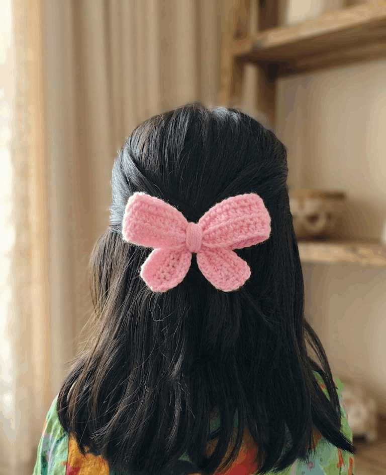 Crochet Hair Bow