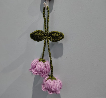 Lily of the Valley Charm Tie