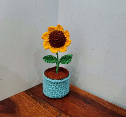 Handmade Sunflower Pot