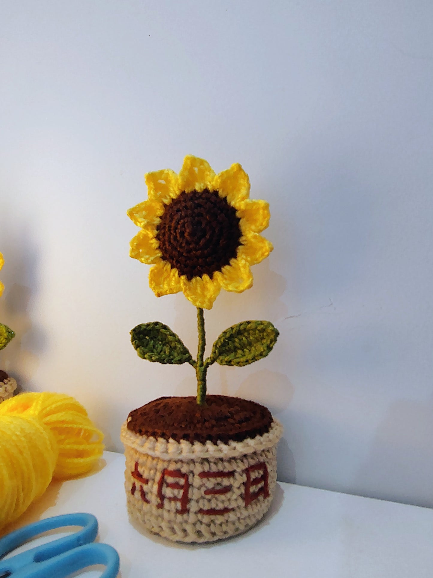 Personalized Handmade Sunflower Pot